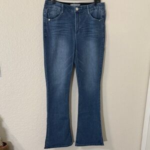 Wit & Wisdom Indigo Wide Leg Jeans